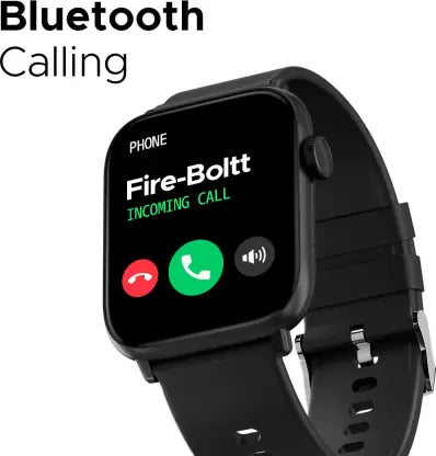 Fire-Boltt Hercules 1.83 (Black Strap, Free Size)
