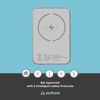 Stuffcool Click Wireless Powerbank 5000mAh