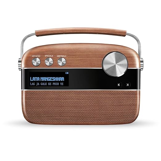 Saregama Carvaan Premium - Oakwood Brown