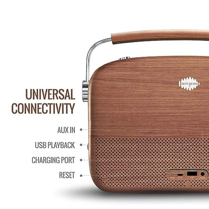 Saregama Carvaan Premium - Oakwood Brown