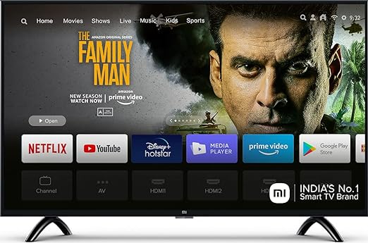 Mi 80 cm (32 inches) HD Ready Android Smart LED TV 4A PRO | L32M5-AL (Black)